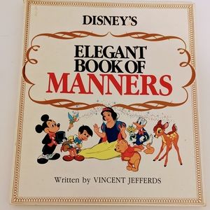 VINTAGE "Disney's Elegant Book of Manners", Children's Book